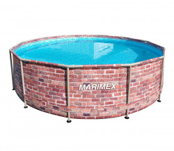 Marimex | Bazén Florida 3,66x0,99 m bez filtrace - motiv CIHLA | 10340243