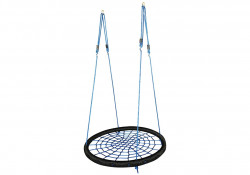Marimex MA56654 houpačka ve tvaru kruhu 100 cm černá/modrá