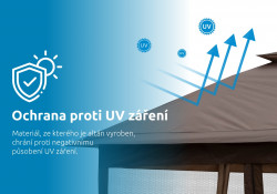 Marimex | Zahradní altán Marimex Vista 3x3 m - hnědý | 10970572
