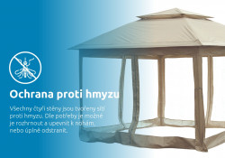 Marimex | Zahradní altán Marimex Vista 3x3 m - béžový | 10970574