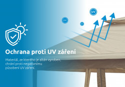 Marimex | Zahradní altán Marimex Vista 3x3 m - béžový | 10970574