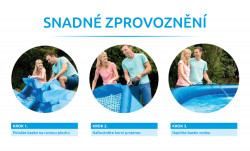 Intex | Bazén Tampa 3,05x0,76 m s pískovou filtrací | 10340123
